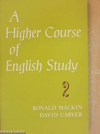 A Higher Course of English Study 2.