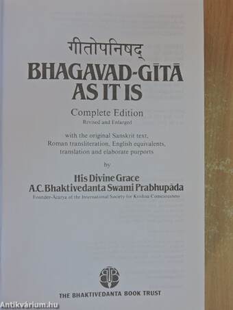 Bhagavad-gítá as it is