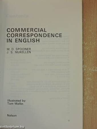 Commercial Correspondence in English