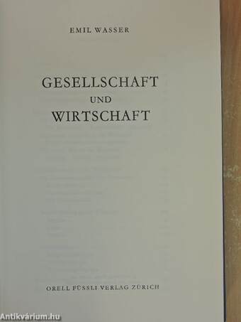 Gesellschaft und Wirtschaft