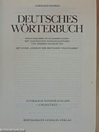 Deutsches Wörterbuch