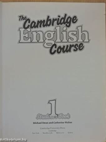 The Cambridge English Course 1. - Student's Book/Practice Book/Teacher's Book