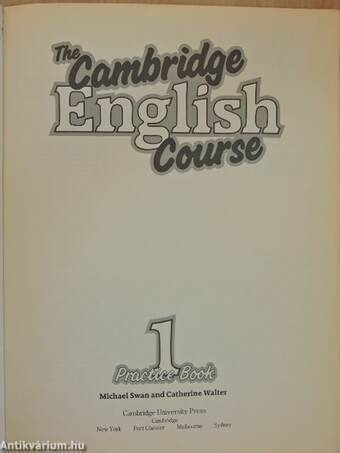 The Cambridge English Course 1. - Student's Book/Practice Book/Teacher's Book