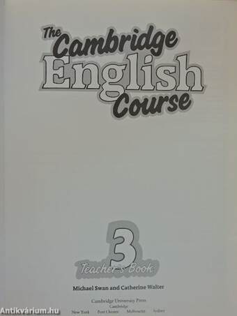 The Cambridge English Course 3. - Teacher's Book