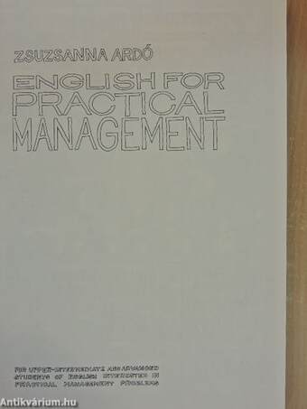 English for practical management