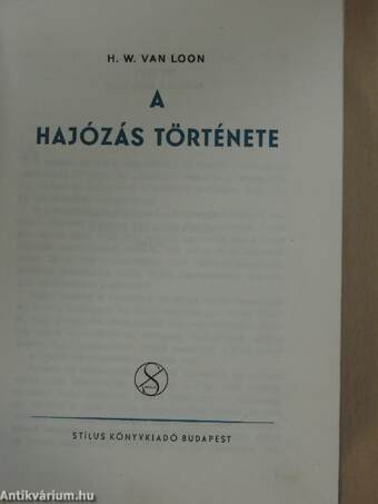 A hajózás története