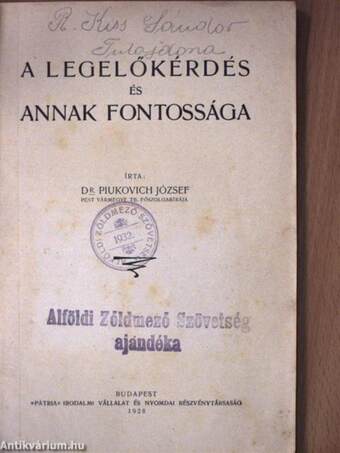 A legelőkérdés és annak fontossága