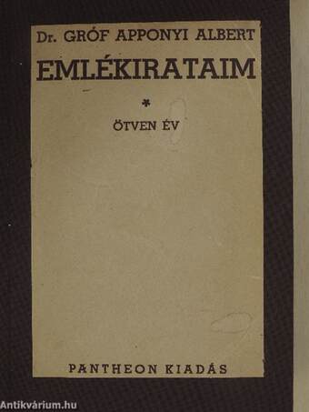 Emlékirataim/Ötven év