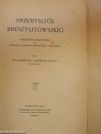 Przemysltől Breszt-Litowszkig