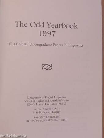 The Odd Yearbook 1997