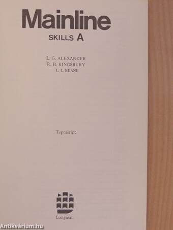 Mainline Skills A - Tapescript