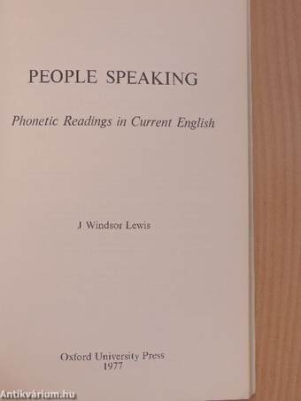 People Speaking