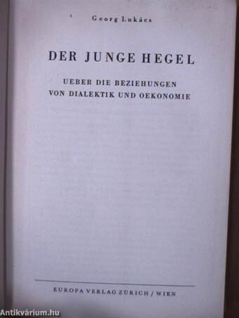 Der junge Hegel