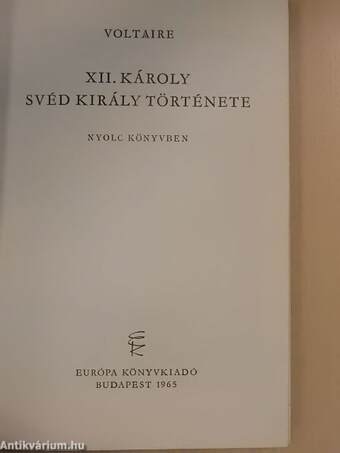 XII. Károly svéd király története