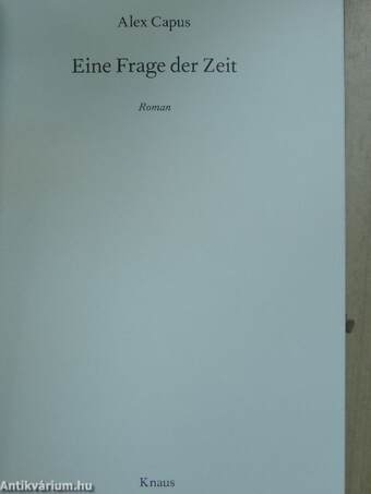 Eine Frage der Zeit