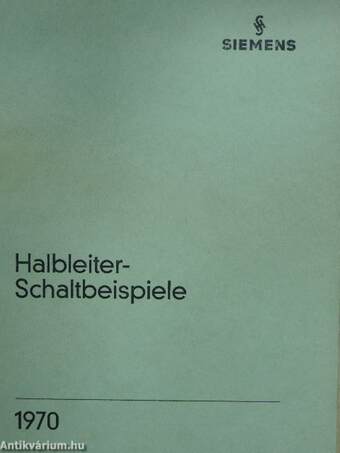 Halbleiter-Schaltbeispiele 1970