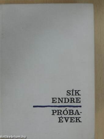 Próbaévek