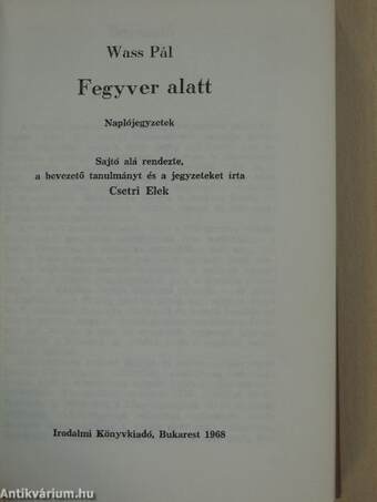 Fegyver alatt