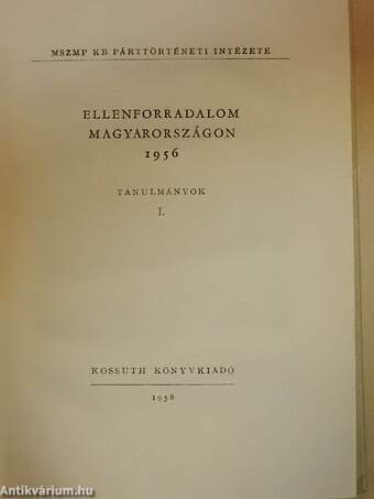 Ellenforradalom Magyarországon 1956