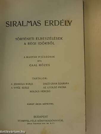 Siralmas Erdély