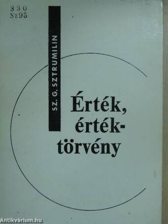 Érték, értéktörvény