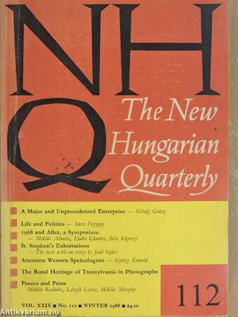 The New Hungarian Quarterly Winter 1988.
