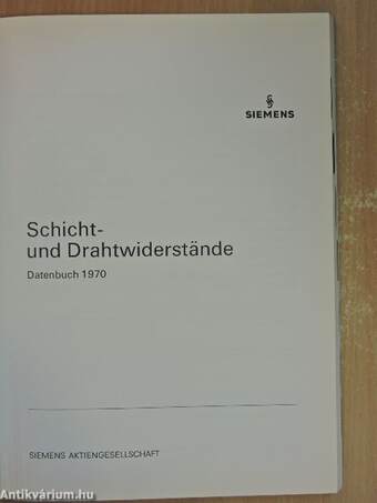 Schicht- und Drahtwiderstände