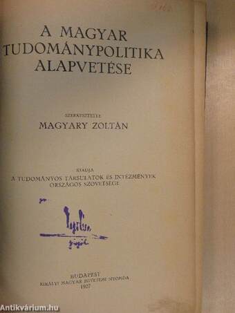 A magyar tudománypolitika alapvetése