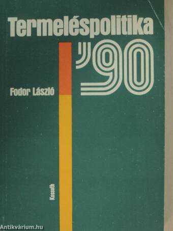 Termeléspolitika '90