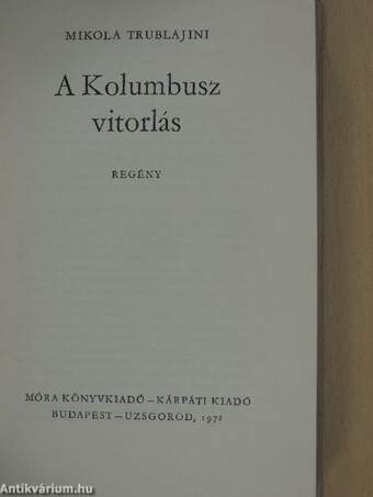 A Kolumbusz vitorlás