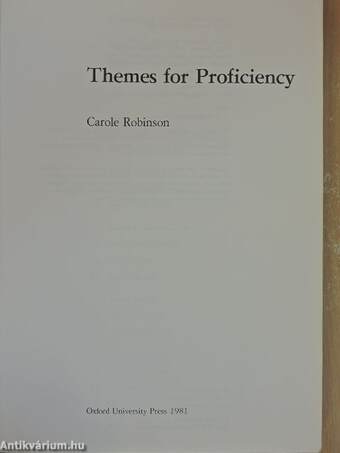 Themes for Proficiency