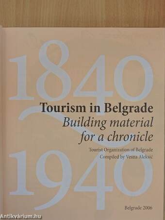 Tourism in Belgrade 1840-1940