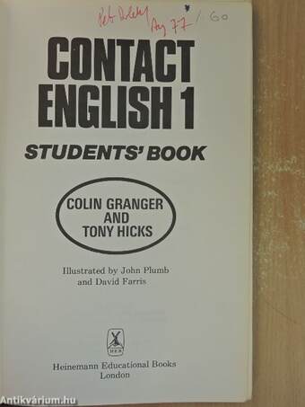 Contact English 1. - Students' Book