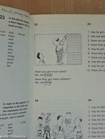 English Structure Manipulation Drills