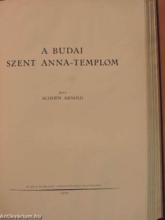 A Budapesti Központi Városháza/A budai Szent Anna-templom