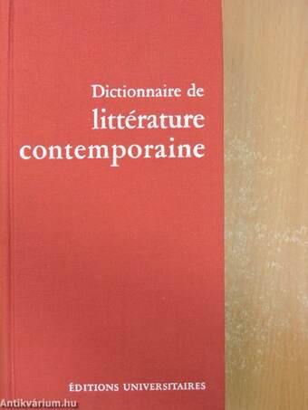 Dictionnaire de littérature contemporaine