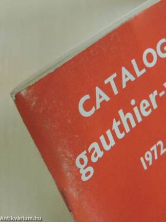 Catalogue gauthier-villars 1972-1973 I-V./gauthier-villars 1973-1974