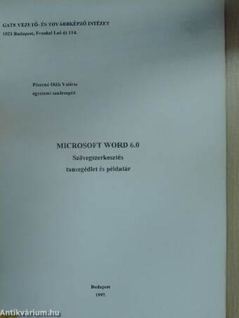 Microsoft Word 6.0