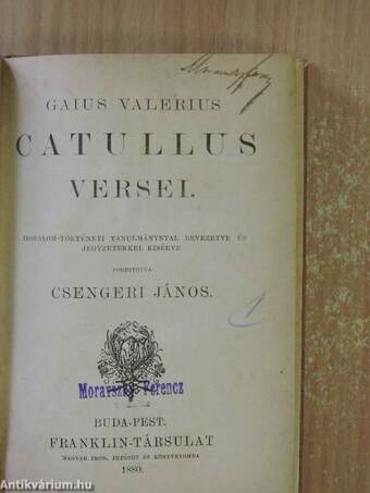 Gaius Valerius Catullus versei