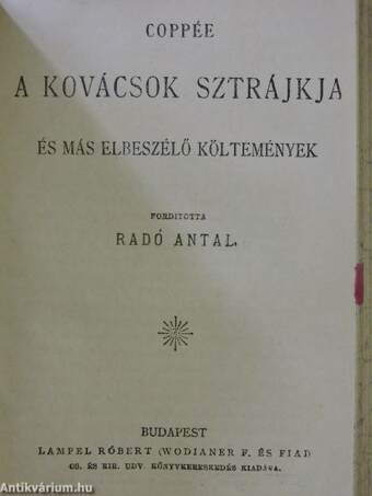 Márcziusi dalok/Toldi estéje/Versek/A kuruczvilág költészete/A kovácsok sztrájkja/Berzsenyi Dániel válogatott versei