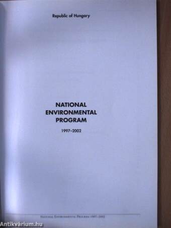 National Environmental Program 1997-2002