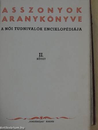 Asszonyok Aranykönyve II. (töredék)