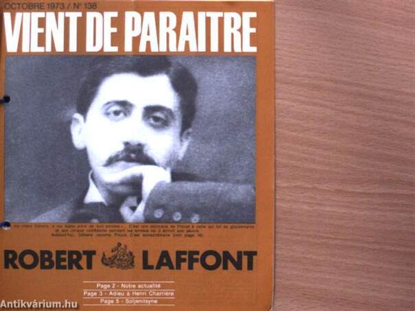 Vient de Paraitre 1973-1984. (vegyes számok ) (85 db)/Informations Seghers 1974-1979 (vegyes számok) (12 db)/Catalogue 1964