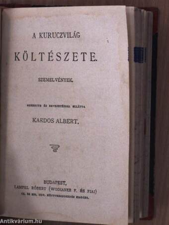 Márcziusi dalok/Toldi estéje/Versek/A kuruczvilág költészete/A kovácsok sztrájkja/Berzsenyi Dániel válogatott versei