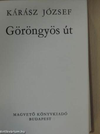 Göröngyös út