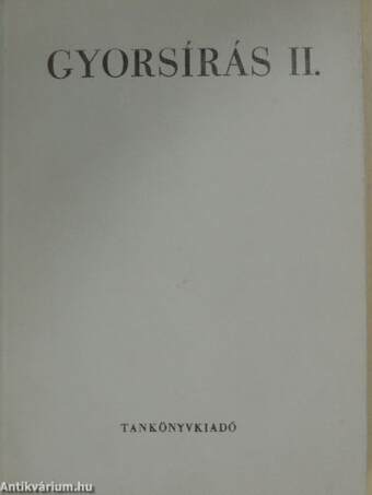 Gyorsírás II.