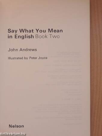 Say what you mean in English 2