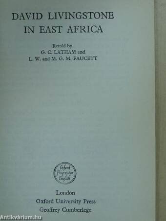 David Livingstone in East Africa