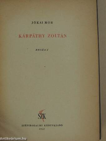 Kárpáthy Zoltán