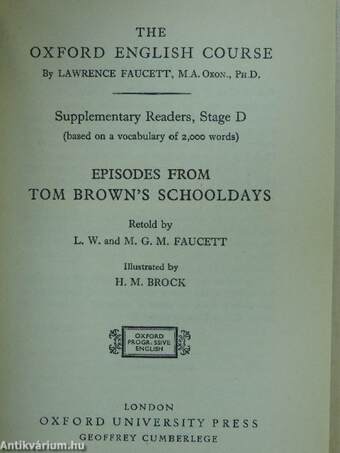 Episodes from Tom Brown's Schooldays